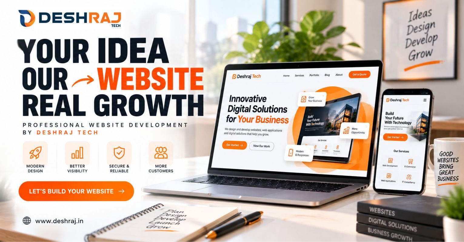 Why Your Business Needs a Website in 2026 | Deshraj Tech 